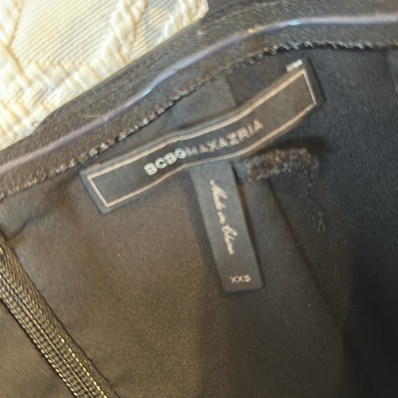 Like new Black hi-low BCBG Maxazria dress XXS - Picture 4 of 5